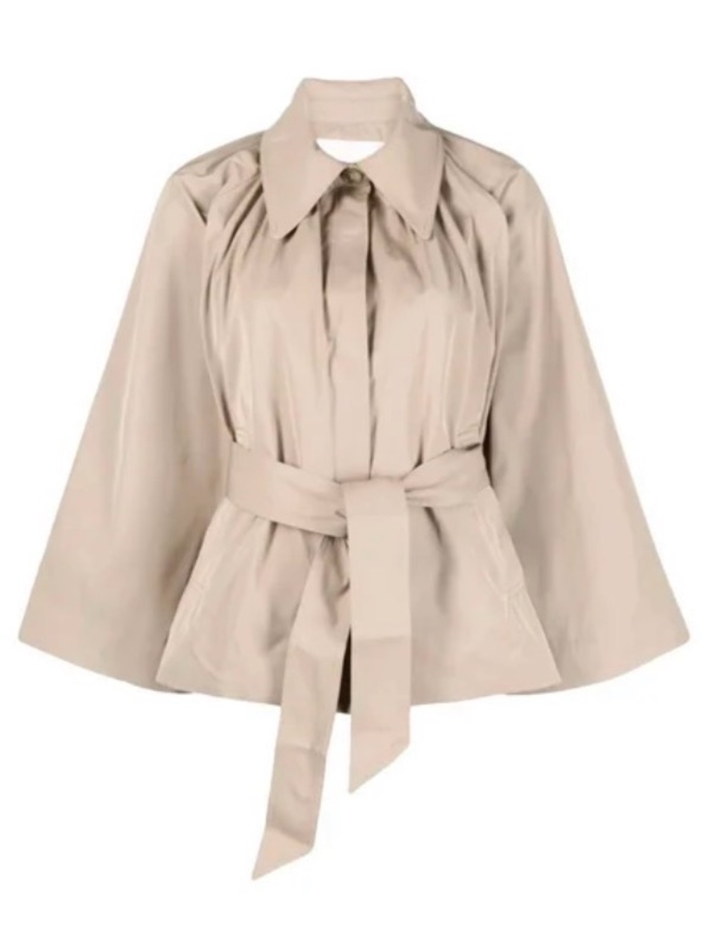 BA&SH Women's Cape Trench Coat— Gently Used Sz M
